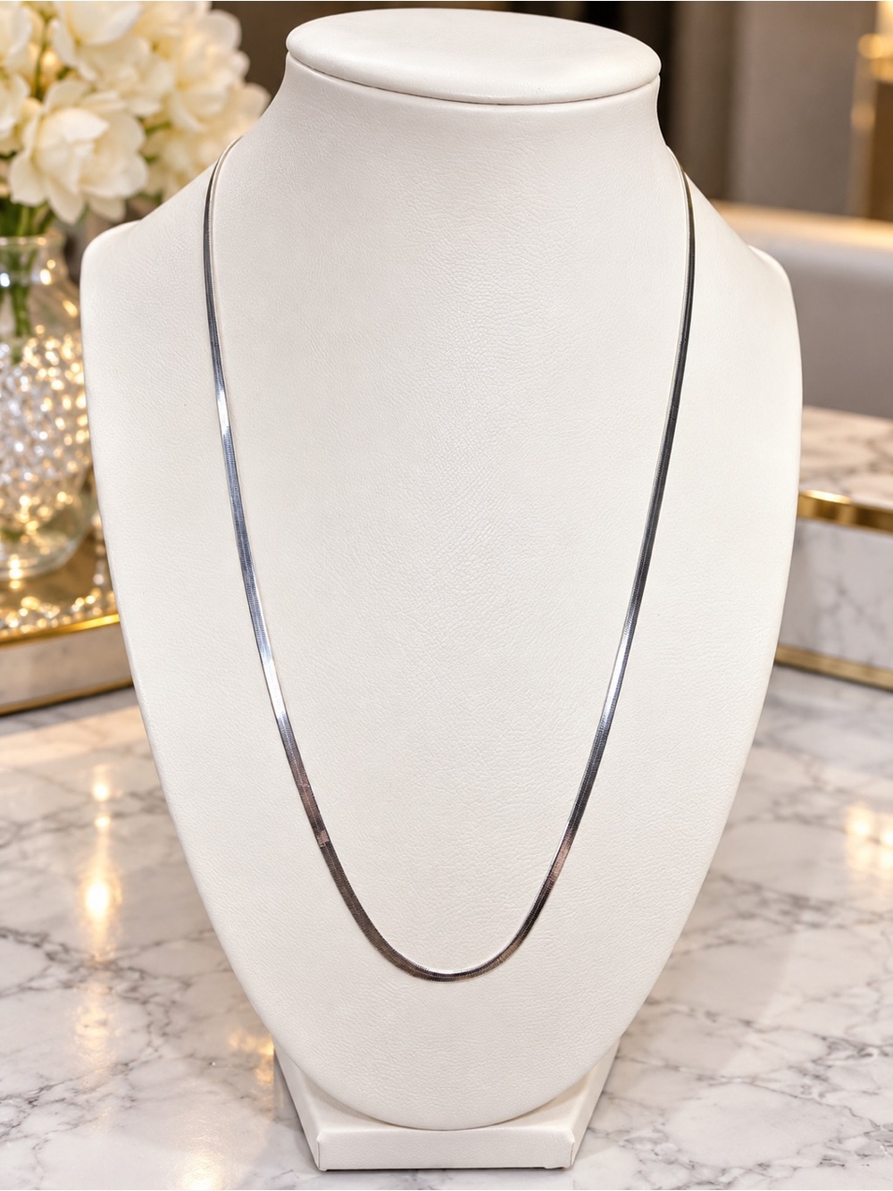 NEW 20” 925 sterling silver herringbone chain 2 mm necklace